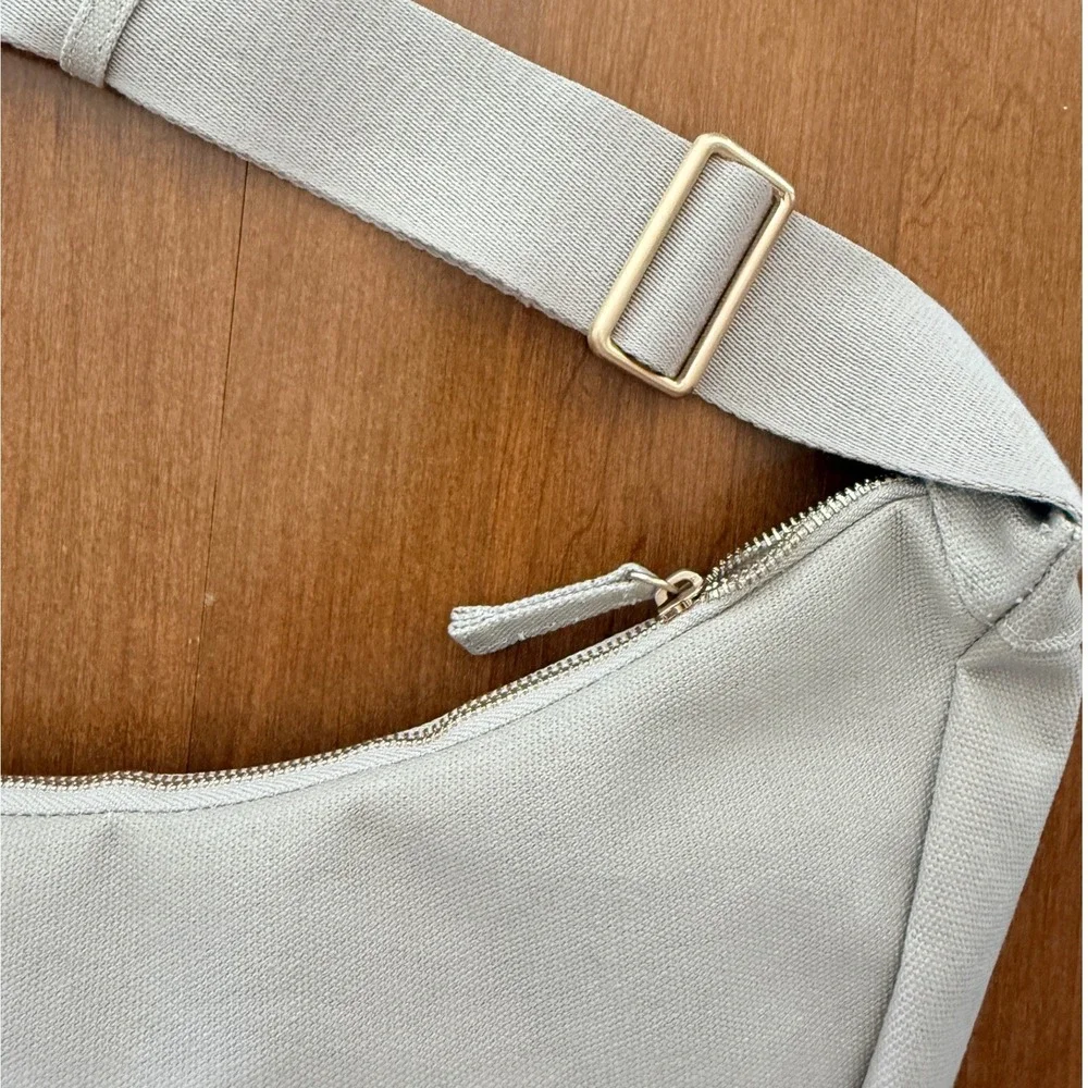 July Canvas Crossbody Everyday‎ Crescent Bag, Natural Khaki, OS